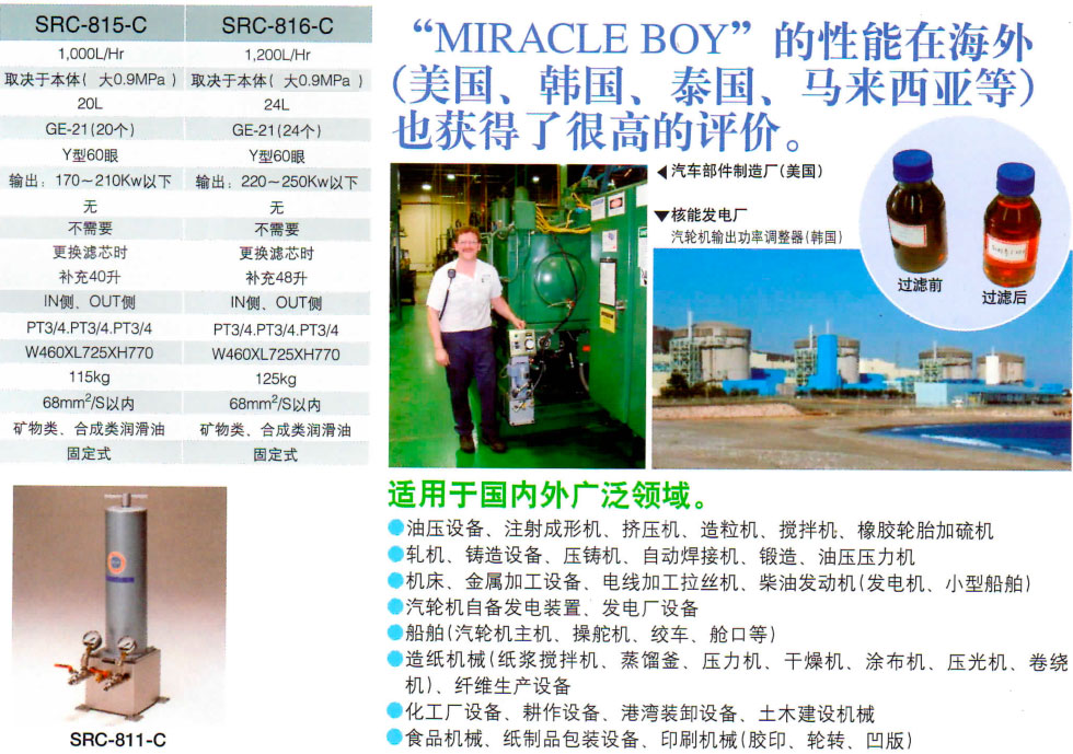 日本濾過工業(yè)株式會社濾油器